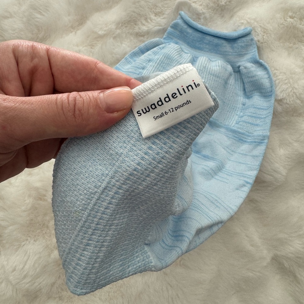Swaddelini Blue Swaddle Sleep Sack Size Small
